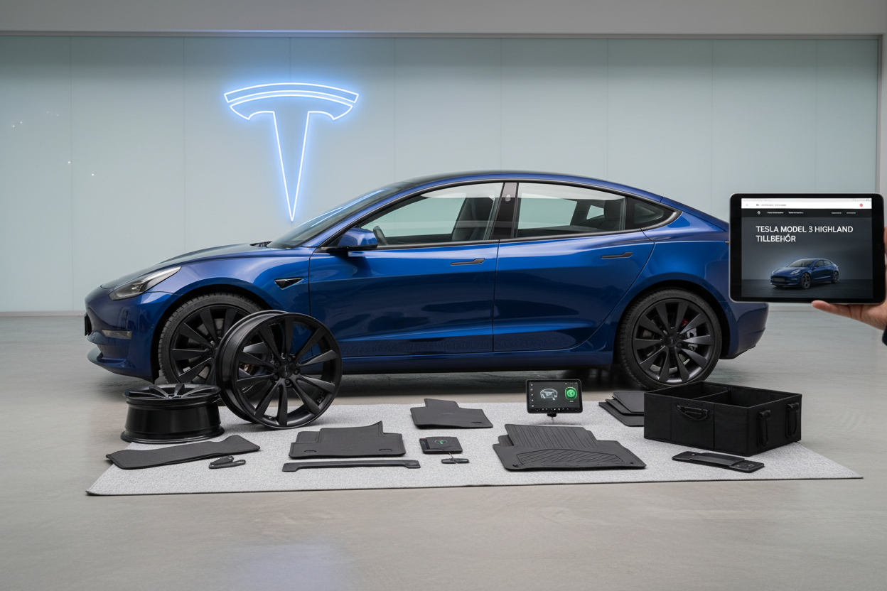 Tesla Model 3 Highland Tillbehör: Uppgradera Din Körupplevelse